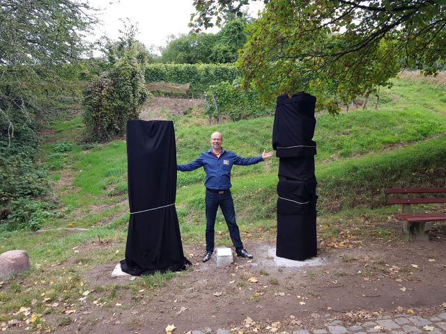 Duale Skulptur Blickwinkel