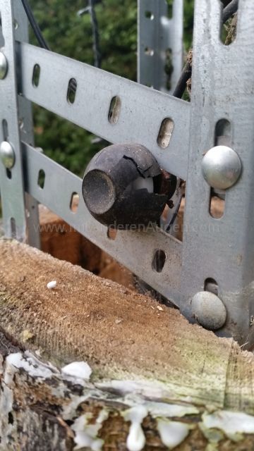 Schutzkappe auf Schalter